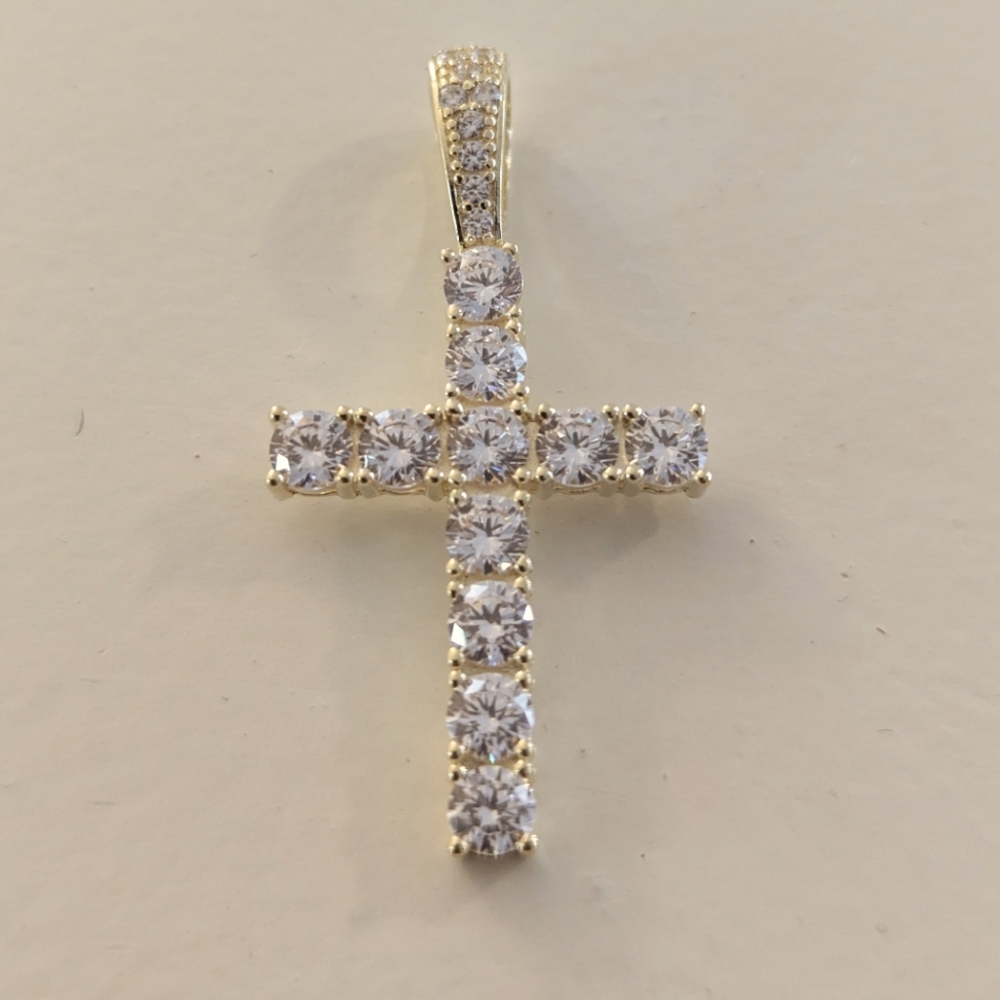 New Rhinestone Cross Pendant